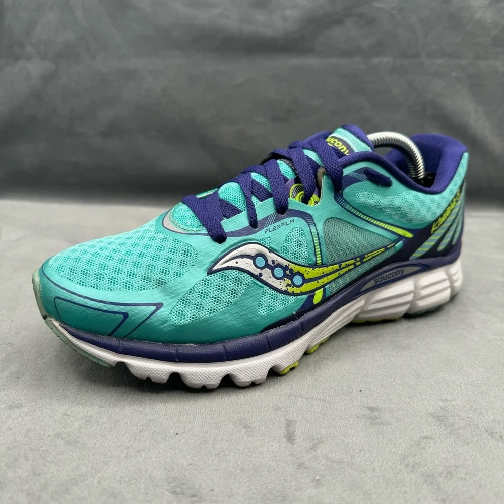 Saucony Women's Kinvara 6 Running Shoe Blue Green Size 7.5‎